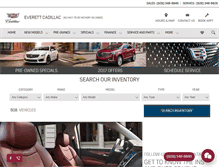 Tablet Screenshot of hickorycadillac.com